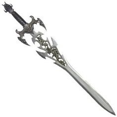 &lt;p&gt;A sword made out of Blizzard Steel, a sturdy material from the Coldstone Mountains. It is capable of piercing plate armor and thick hides. Given to you by your father Golad when you were the prince.&lt;/p&gt;
